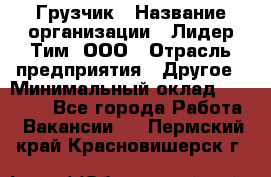 Грузчик › Название организации ­ Лидер Тим, ООО › Отрасль предприятия ­ Другое › Минимальный оклад ­ 16 000 - Все города Работа » Вакансии   . Пермский край,Красновишерск г.